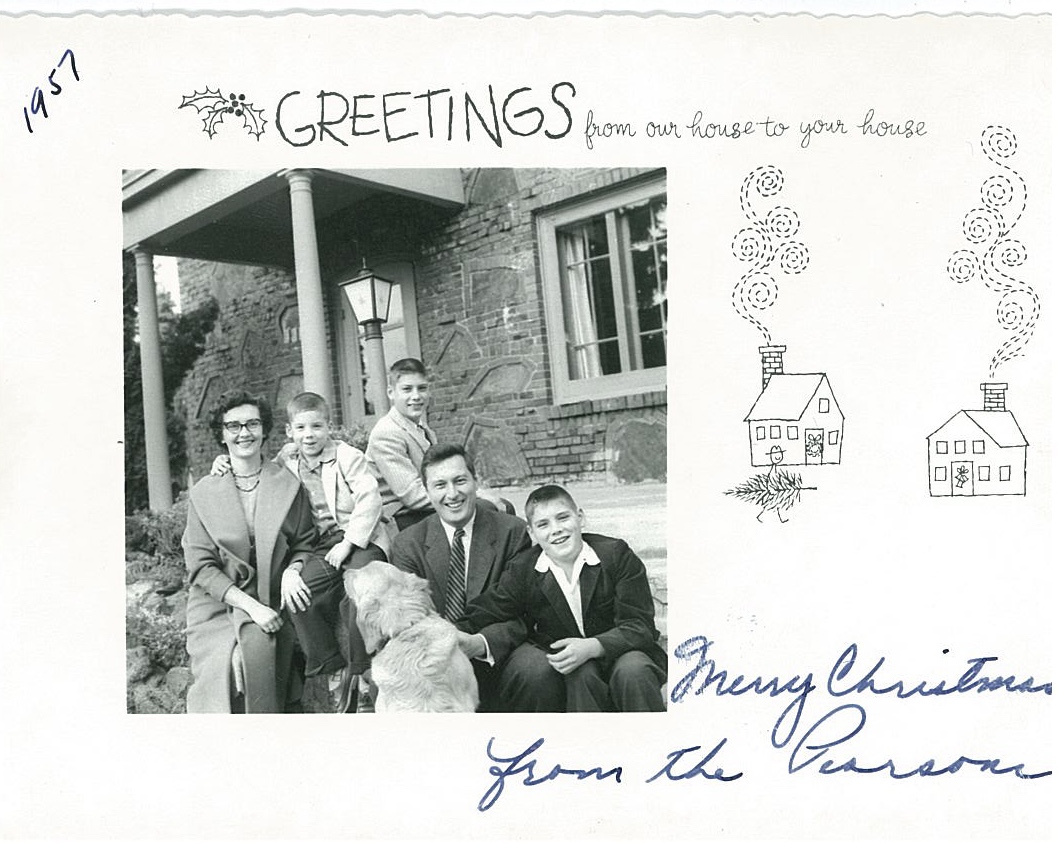 Holiday greetings Circa 1957