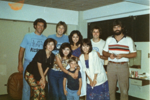 With four female singers that were part of the show and Bob Haworth's son