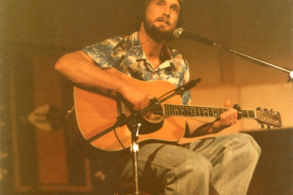 McCoy singing a song he wrote called "My Friends"