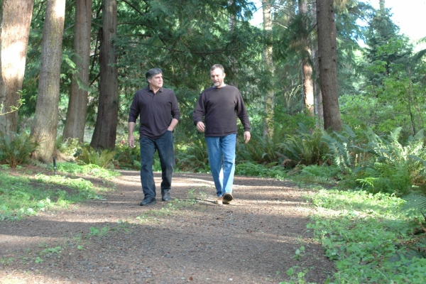 Pearson and McCoy in the Woods