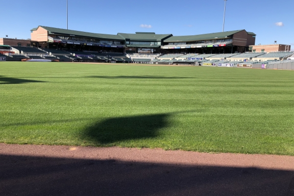 Ripkin Stadium as seen from center field