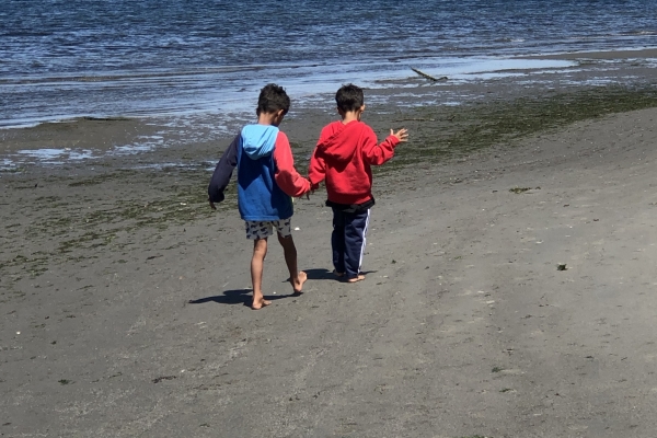 Grandkids on the Beach