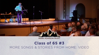 Mark on stage at the class of '65 concert